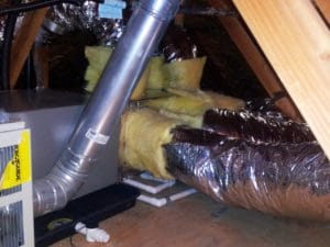 Attic Furnace and Ductwork