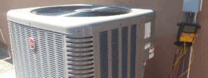 installation of new air conditioning condenser