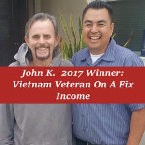 Angel with 2017 Free Furnace Giveaway Winner John K.