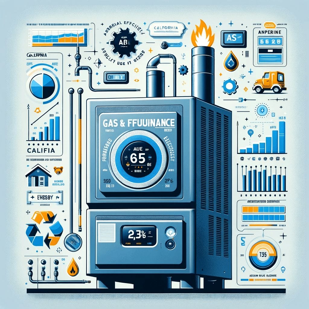 An illustration of a gas and furnace.
