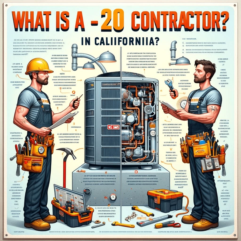 What is a 20 contractor in california?.