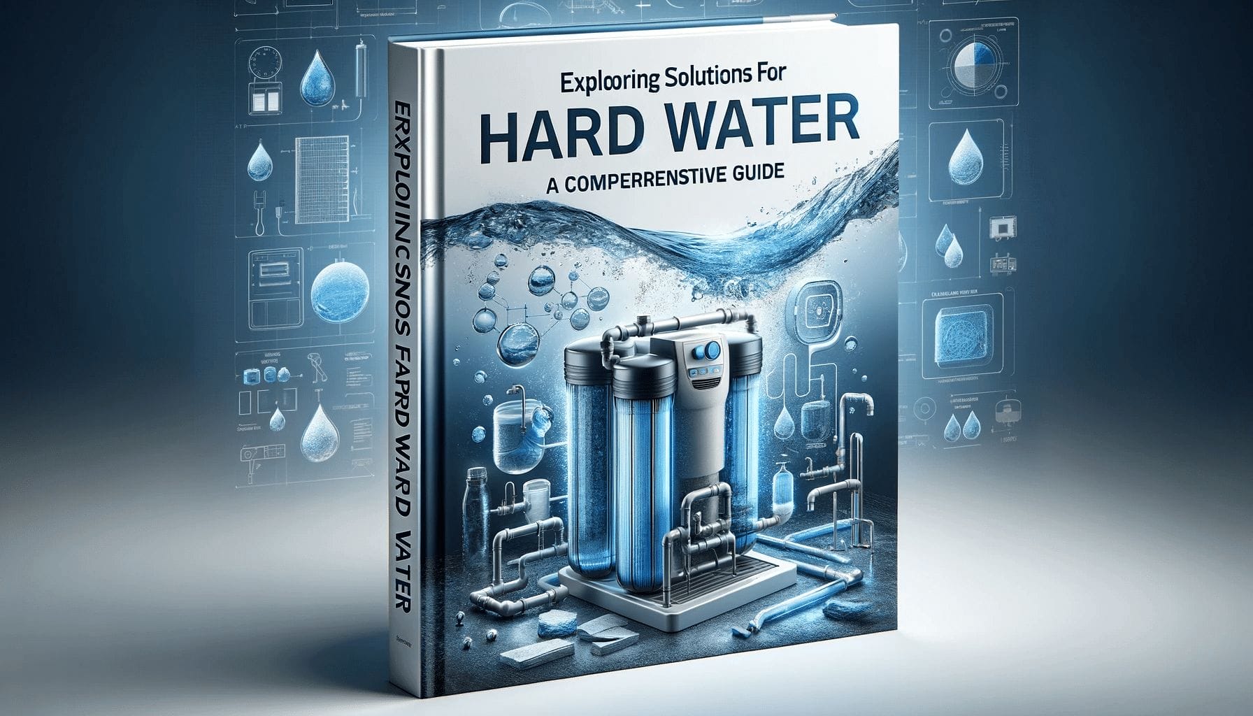 A book cover for hard water treatment systems.