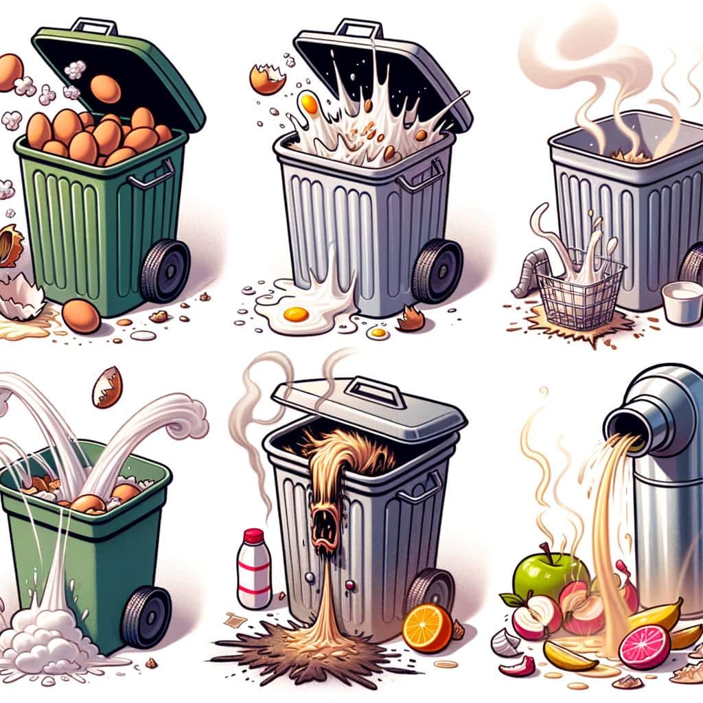 Varieties of Unpleasant Smells Emanating from Garbage Disposal Units