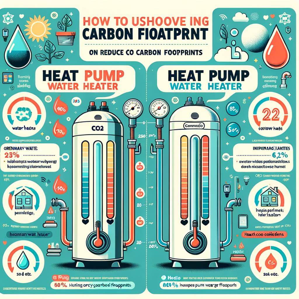 Roles of Heat Pump Water Heaters in Reducing Carbon Footprints