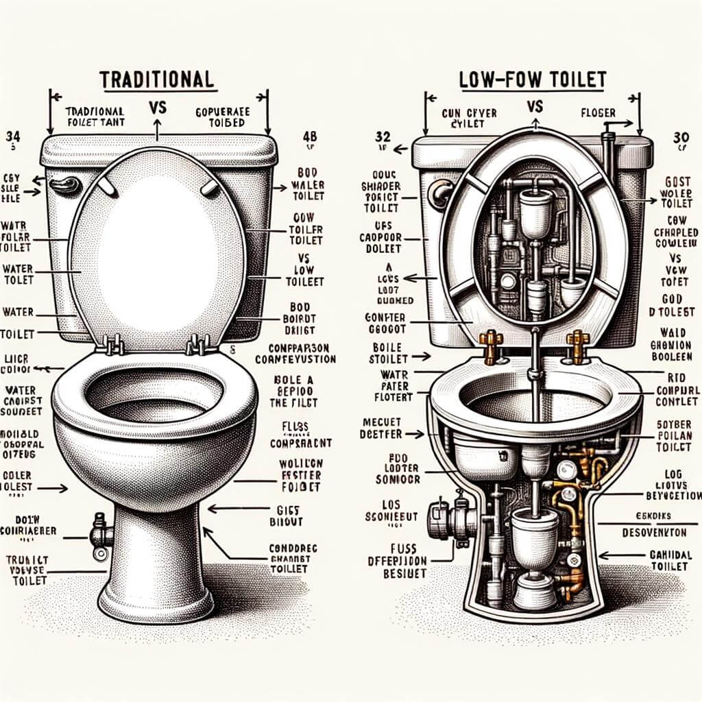 Identifying the Key Differences Between Traditional and Low-flow Toilets
