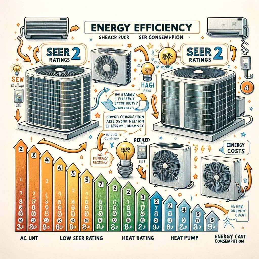How‍ SEER2 Ratings‌ Impact Energy ‍Efficiency in AC⁢ Units and Heat Pumps