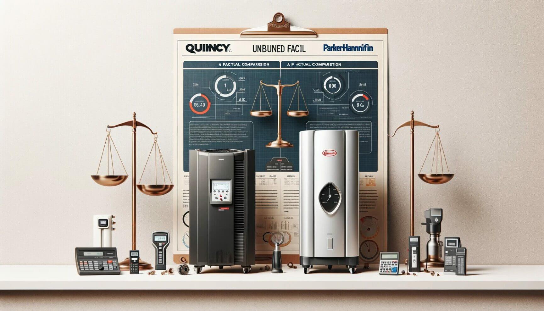 A poster with different types of water heaters on it.
