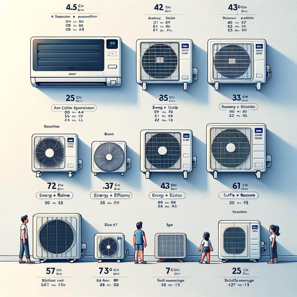 A Comprehensive ‍Guide on Different Sizes of ⁣Mini Split ACs Available