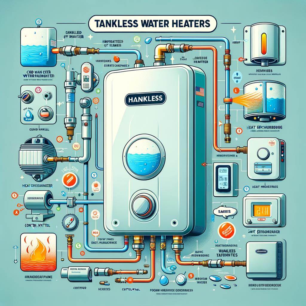 An illustration of a water heater.