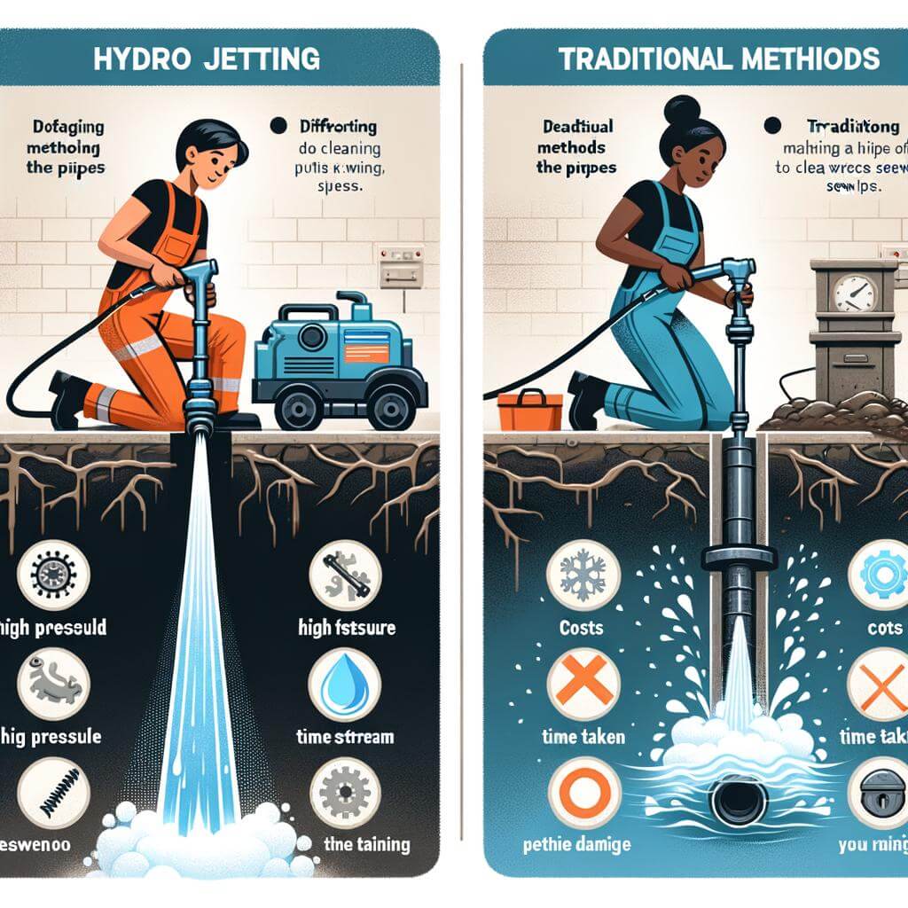 Comparative Analysis: Hydro⁤ Jetting vs Traditional ⁣Methods of Sewer Line Cleaning