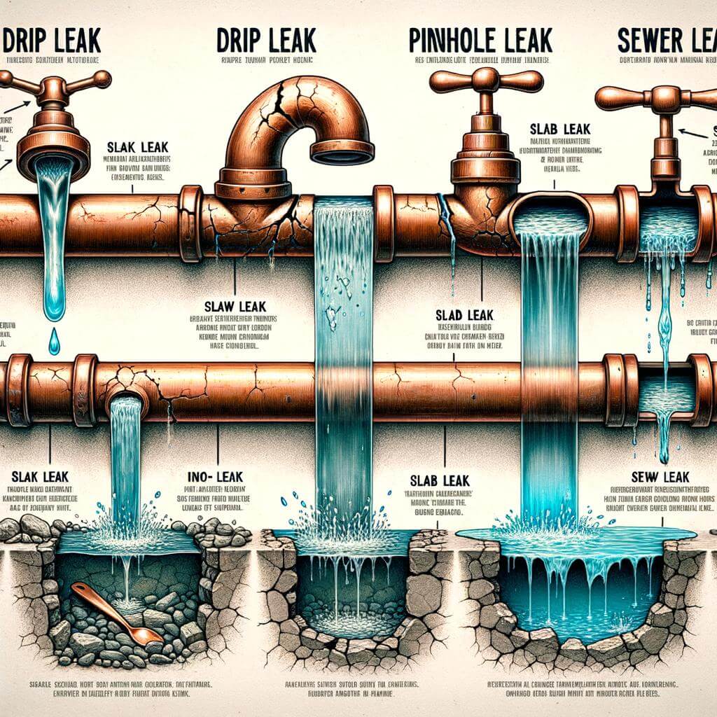 Understanding the ‍Different Types of ⁤Water⁤ Leaks