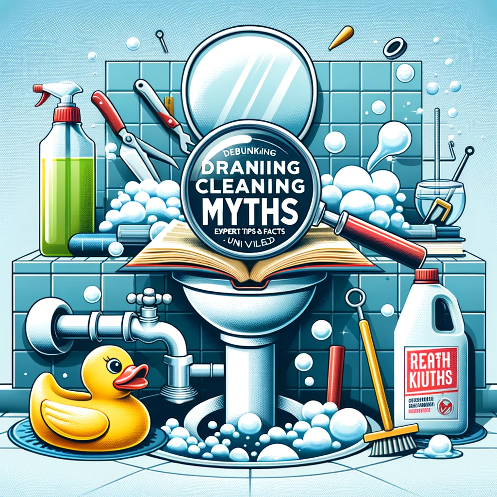 A poster of cleaning myths.