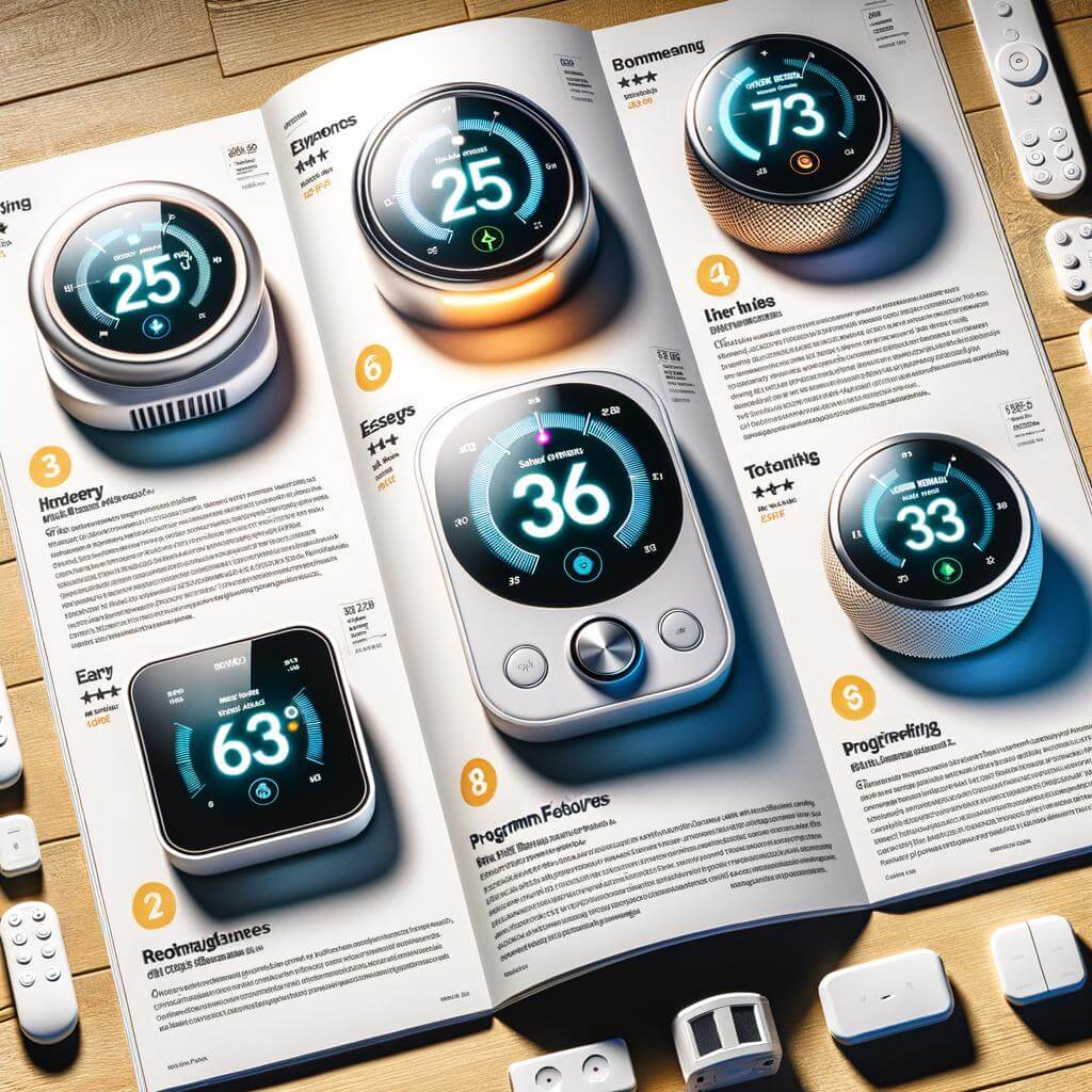 Comprehensive⁤ Reviews ⁣of the Top⁢ Five Thermostats⁣ for 2024