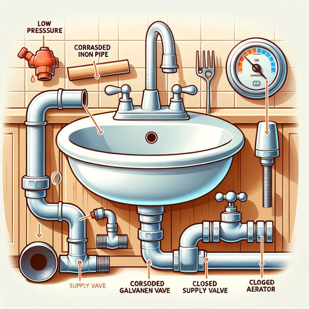 Common Causes for ⁢Low Water Pressure in Bathroom ⁤Sinks