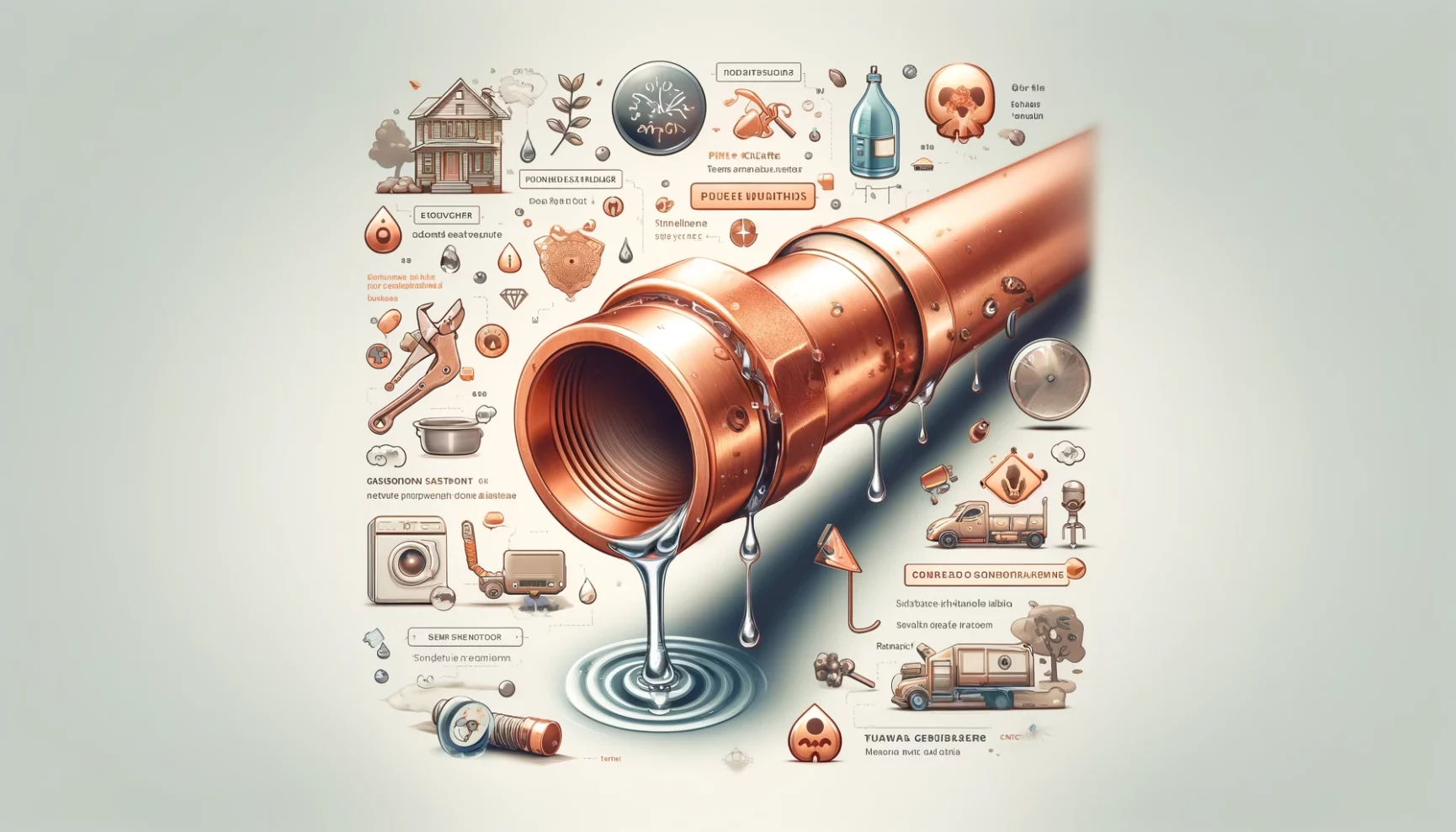 Illustrative infographic depicting a stylized telescope and various astronomy-related icons and concepts.