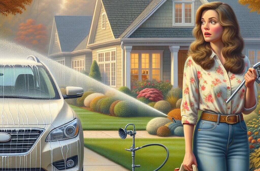 Plumbers’ Insights on Handling Sprinkler-Induced Car Stains